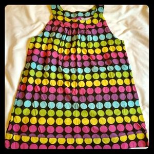 Girls dotted tank